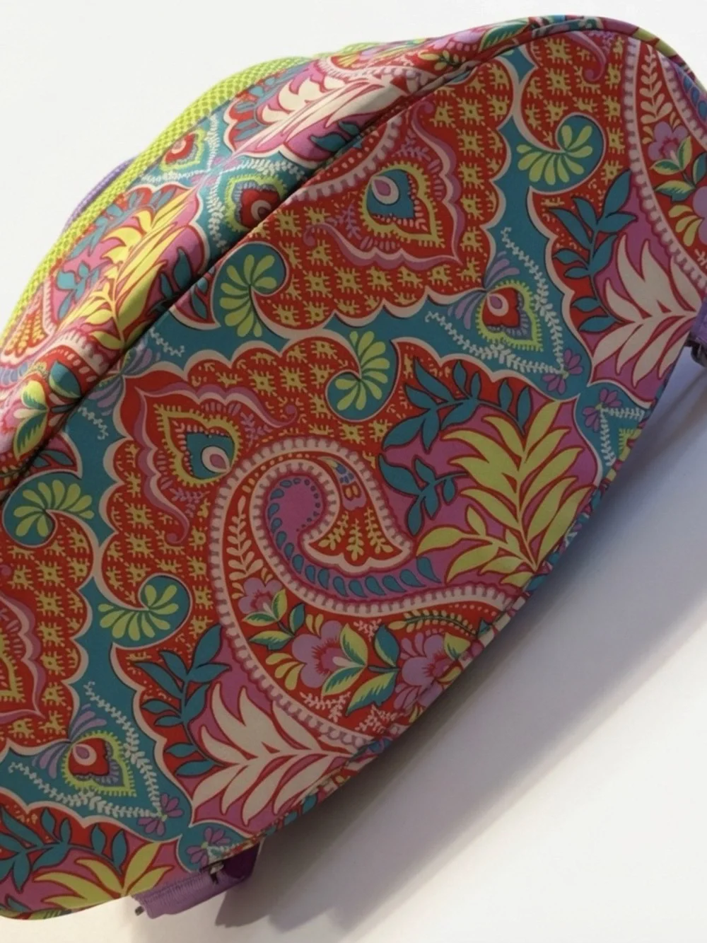 Vera Bradley Mesh Backpack Citrine with Paisley in Paradise EXCELLENT